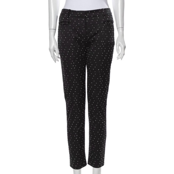 NWT Erdem Polka Dot Print Straight Leg Pants! - Picture 3 of 10